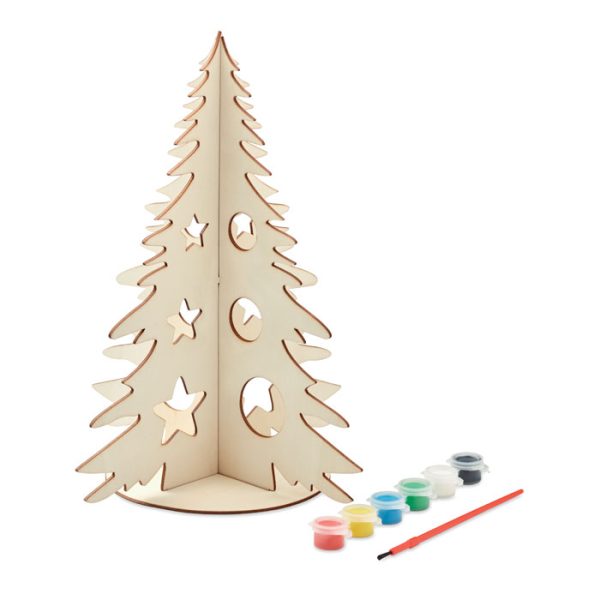 TREE AND PAINT. DIY Weihnachtsbaum aus Holz