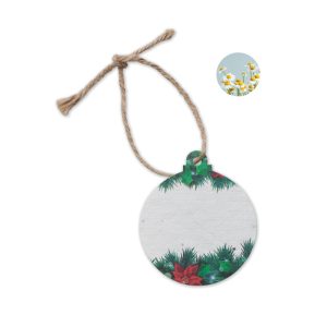 BAUSEED. Weihnachtsschmuck Samenpapier