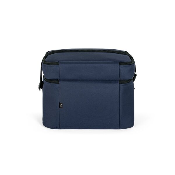 CANCUN LARGE. Kühltasche aus 600D, recyceltem Polyester, mit verstellbarem Gurtband – Bild 9