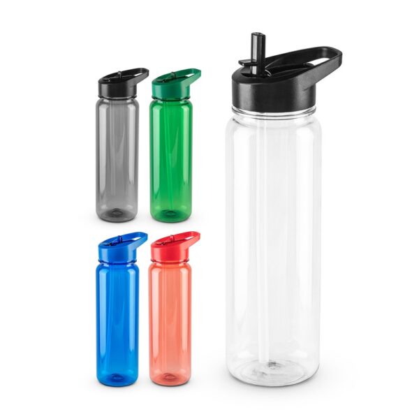 GILMORE. Sportflasche (750ml) aus rPET mit glänzender transluzenter Oberfläche