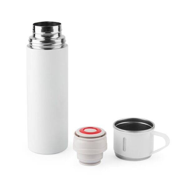 COMANECI. Doppelwandige Edelstahlflasche (90% recycelt) mit matter Oberfläche 490 ml – Bild 7