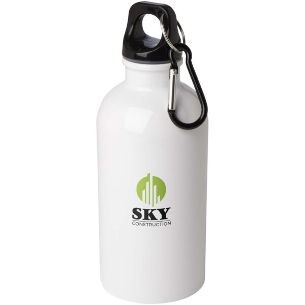 Oregon 400 ml RCS-zertifizierte, einwandige Trinkflasche aus Edelstahl mit Karabinerhaken – Bild 2