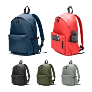 ROSARIO. Klassischer Rucksack mit zeitlosem Design aus recyceltem 600D Polyester